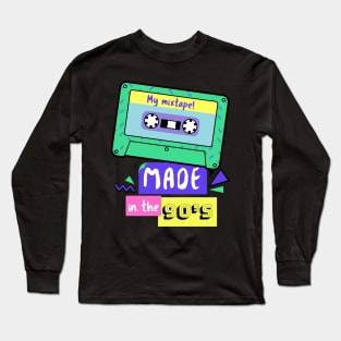 Made in the 90s Tape Cassette Long Sleeve T-Shirt